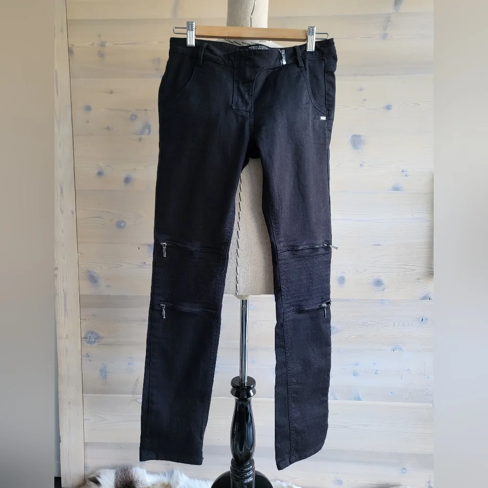 Maison Scotch La Femme Selon Marie black jeans, size 28, NWOT